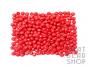 Red Roundel Wood Beads - 6.5mm x 5mm